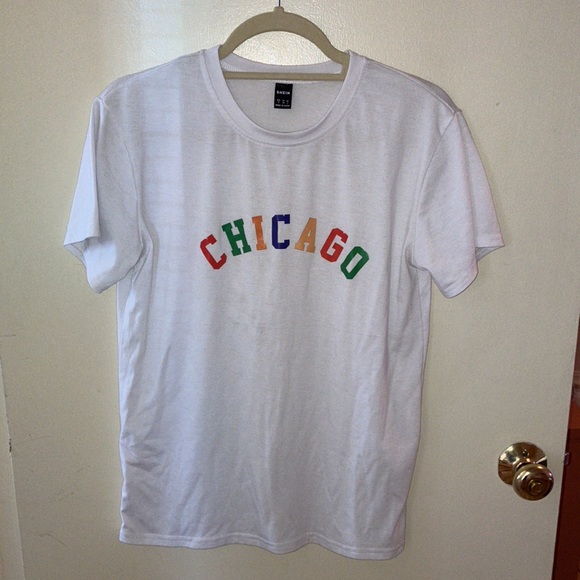 Chicago Colorful graphic lettering tee - Picture 2 of 4